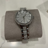 Michael Kors Runway Crystals Silver Dial Silver Steel Strap Watch for Women - MK3822 Authentic Buy Shop Now