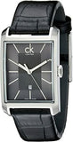 Calvin Klein Window Black Dial Black Leather Strap Watch for Men - K2M21107 Authentic Buy Shop Now