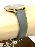 Movado 70th Anniversary Special Edition Grey Dial Grey Leather Strap Watch For Women - 0607140 Authentic Buy Shop Now