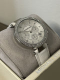 Michael Kors Parker White Dial White Leather Strap Watch for Women - MK2277 Authentic Buy Shop Now