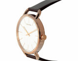 Calvin Klein Even White Dial Brown Leather Strap Watch for Women - K7B236G6 Authentic Buy Shop Now