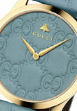 Gucci G Timeless Quartz Blue Dial Blue Leather Strap Watch For Men - YA1264097 Authentic Buy Shop Now
