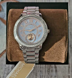 Michael Kors Madelyn Quartz Blue Dial Silver Steel Strap Watch For Women - MK6286 Authentic Buy Shop Now