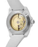 Gucci Dive Automatic Transparent Dial White Rubber Strap Watch For Men - YA136343 Authentic Buy Shop Now