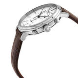 Tissot Carson Premium Chronograph White Dial Brown Leather Strap Watch For Men - T122.417.16.011.00 Authentic Buy Shop Now