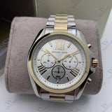 Michael Kors Bradshaw Silver Dial Two Tone Steel Strap Watch for Women - MK5627 Authentic Buy Shop Now