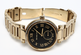 Michael Kors Skylar Black Dial Gold Steel Strap Watch for Women - MK5989 Authentic Buy Shop Now