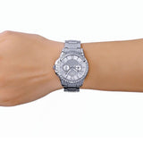 Guess Sassy Multifunction Quartz Silver Dial Silver Steel Strap Watch For Women - W0705L1 Authentic Buy Shop Now