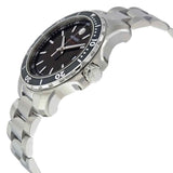 Movado Series 800 Black Dial Silver Steel Strap Watch For Men - 2600135 Authentic Buy Shop Now
