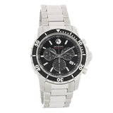 Movado Series 800 Chronograph Black Dial Silver Steel Strap Watch For Men - 2600142 Authentic Buy Shop Now