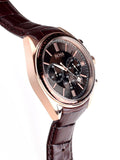 Hugo Boss Driver Sport Chronograph Brown Dial Brown Leather Strap Watch for Men - 1513093 Authentic Buy Shop Now