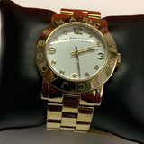 Marc Jacobs Amy White Dial Gold Steel Strap Watch for Women - MBM3056 Authentic Buy Shop Now