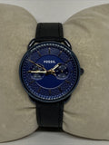 Fossil Tailor Blue Dial Blue Leather Strap Watch for Women - ES4092 Authentic Buy Shop Now