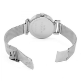Coach Madison White Dial Silver Mesh Bracelet Watch for Women - 14502651 Authentic Buy Shop Now