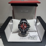 Tissot Seastar 1000 Chronograph Red Dial Black Rubber Strap Watch For Men - T120.417.17.421.00 Authentic Buy Shop Now
