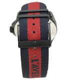 Gucci Dive Blue & Red Dial Blue & Red Nylon Strap Watch For Men - YA136214 Authentic Buy Shop Now
