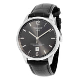 Tissot Chemin Des Tourelles Powermatic 80 Black Dial Black Leather Strap Watch For Men - T099.407.16.447.00 Authentic Buy Shop Now