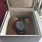 Gucci G Timeless Sport Black Dial Two Tone NATO Strap Watch For Men - YA126229 Authentic Buy Shop Now