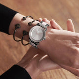 Movado Bold Silver Dial Two Tone Steel Strap Watch for Women - 3600702 Authentic Buy Shop Now