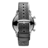 Emporio Armani Luigi Chronograph Quartz Grey Dial Grey Leather Strap Watch For Men - AR1735 Authentic Buy Shop Now