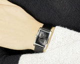 Calvin Klein Window Black Dial Black Leather Strap Watch for Men - K2M23107 Authentic Buy Shop Now
