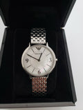 Emporio Armani Kappa Mother of Pearl Dial Silver Steel Watch For Women - AR2507 Authentic Buy Shop Now