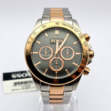 Hugo Boss Ikon Grey Dial Two Tone Steel Strap Watch for Men - 1513339 Authentic Buy Shop Now