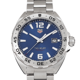 Tag Heuer Formula 1 Blue Dial Silver Steel Strap Watch for Men - WAZ1118.BA0875 Authentic Buy Shop Now