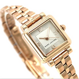 Marc Jacobs Vic Silver Dial Rose Gold Steel Strap Watch for Women - MJ3530 Authentic Buy Shop Now