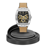 Guess Phoenix Multifunction Black Dial Brown Leather Strap Watch for Men - GW0202G3 Authentic Buy Shop Now