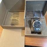 Burberry The City Black Dial Silver Steel Strap Watch for Men - BU9901 Authentic Buy Shop Now