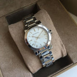 Burberry The City Silver Dial Silver Steel Strap Watch for Women - BU9233 Authentic Buy Shop Now