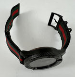 Gucci G Timeless Sport Black Dial Two Tone NATO Strap Watch For Men - YA126229 Authentic Buy Shop Now
