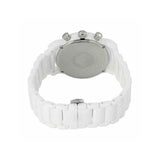 Emporio Armani Luigi Chronograph Ceramic White Dial White Ceramic Strap Watch For Men - AR1499 Authentic Buy Shop Now