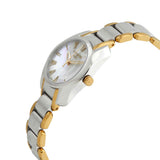 Tissot T Wave Mother of Pearl Dial Two Tone Steel Strap Watch for Women - T023.210.22.117.00 Authentic Buy Shop Now