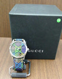 Gucci G Timeless Quartz Black Dial Black Leather Strap Watch For Women - YA1264146 Authentic Buy Shop Now