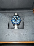 Tag Heuer Autavia Cosc GMT Automatic Blue Dial Silver Steel Strap Watch for Men - WBE511A.BA0650 Authentic Buy Shop Now