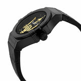 Maserati Potenza Automatic Black Dial Black Leather Strap Watch For Men - R8821108036 Authentic Buy Shop Now