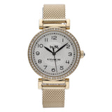 Coach Madison White Dial Gold Mesh Bracelet Watch for Women - 14502652 Authentic Buy Shop Now