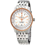 Breitling Navitimer Automatic 41mm White Dial Silver Stainless Steel Mens Watch - U17326211G1A1 Authentic Buy Shop Now