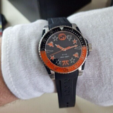 Gucci Dive Limited Edition Black Dial Black Rubber Strap Unisex Watch - YA136333 Authentic Buy Shop Now
