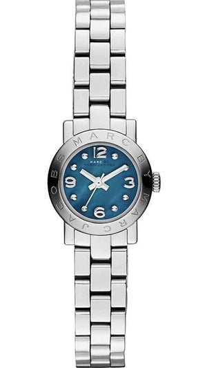 Marc Jacobs Amy Blue Dial Silver Steel Strap Watch for Women - MBM3274 Authentic Buy Shop Now