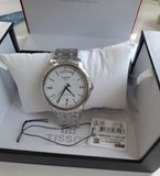 Tissot T Classic Automatic III Day Date White Dial Silver Steel Strap Watch for Men - T065.930.11.031.00 Authentic Buy Shop Now