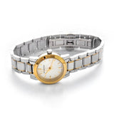 Burberry The City Silver Dial Two Tone Steel Strap Watch for Women - BU9217 Authentic Buy Shop Now