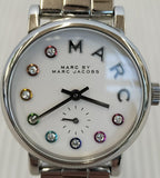 Marc Jacobs Baker Dexter White Dial Silver Steel Strap Watch for Women - MBM3423 Authentic Buy Shop Now