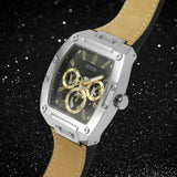 Guess Phoenix Multifunction Black Dial Brown Leather Strap Watch for Men - GW0202G3 Authentic Buy Shop Now