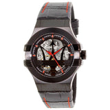 Maserati Potenza Automatic Black Dial Black Leather Strap Watch For Men - R8821108008 Authentic Buy Shop Now