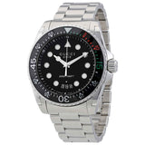 Gucci Dive Analog Black Dial Silver Steel Strap Watch For Men - YA136208 Authentic Buy Shop Now