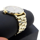 Marc Jacobs Baker Brown Dial Gold Steel Strap Watch for Women - MBM8631 Authentic Buy Shop Now