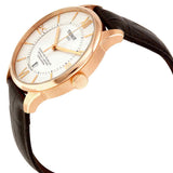 Tissot Chemin Des Tourelles Powermatic 80 Cosc Silver Dial Brown Leather Strap Watch For Men - T099.408.36.038.00 Authentic Buy Shop Now